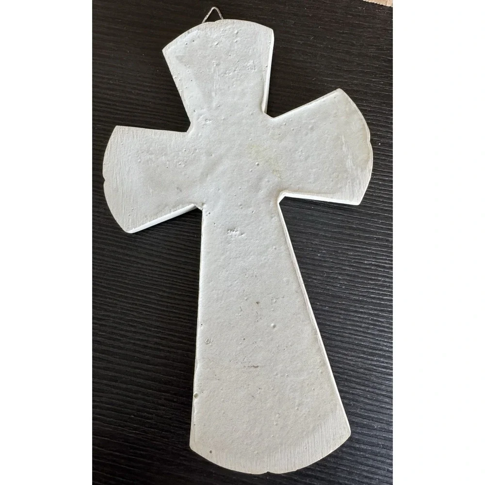Hanging Cross With GOD All Things Are Possible Matthew 19:26 Wall Plaque